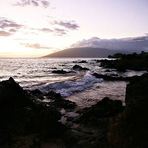 Sunset on the Beach in Maui-2