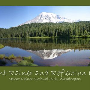 Mt Rainer & Reflection Lake