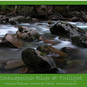 Ohanapecosh River Time Lapse Panoramas