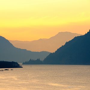 Columbia River Gorge Sunset