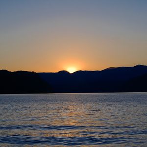 Sunset At Swift Lake