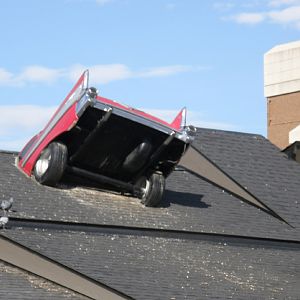 Car in Roof