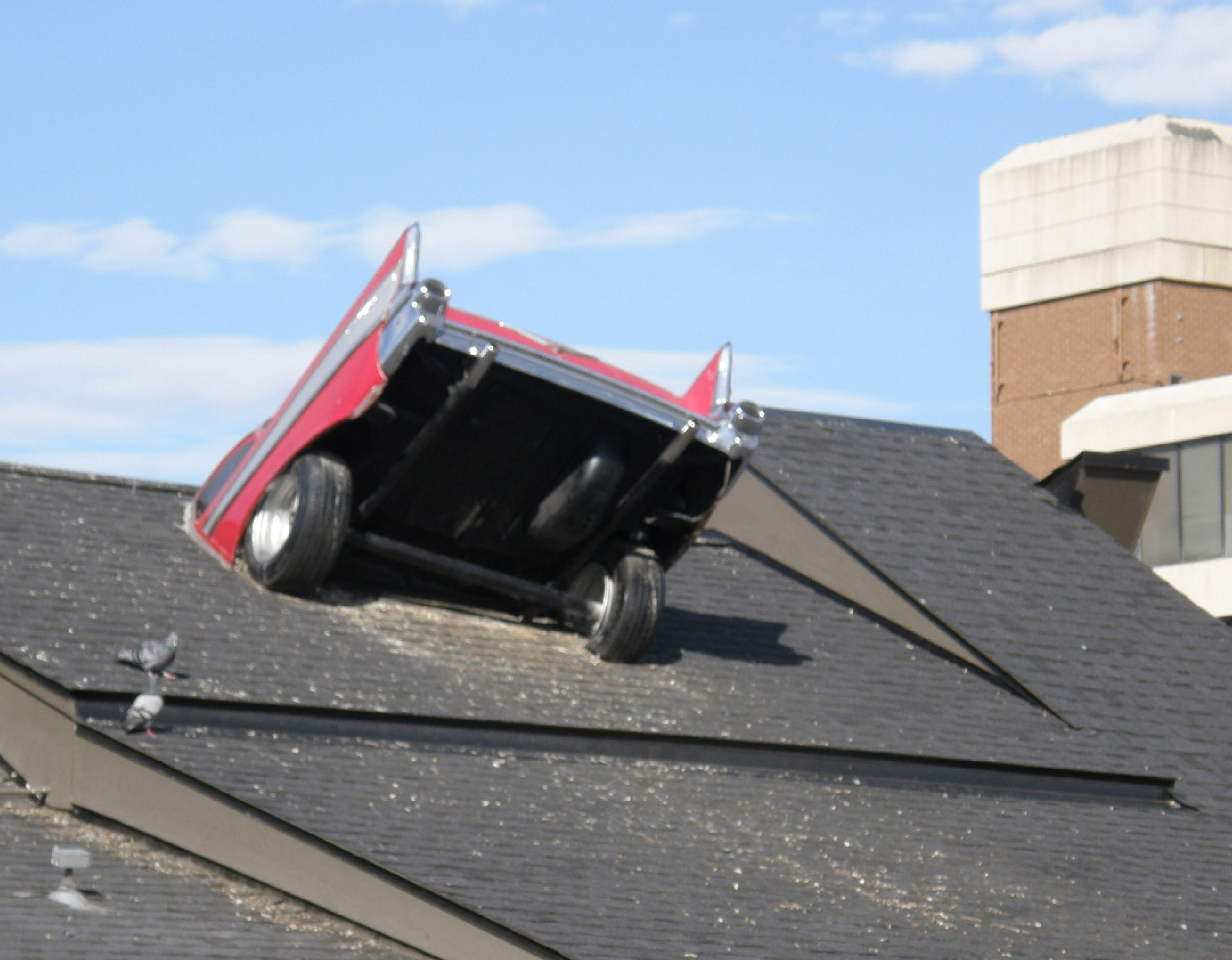 Car in Roof