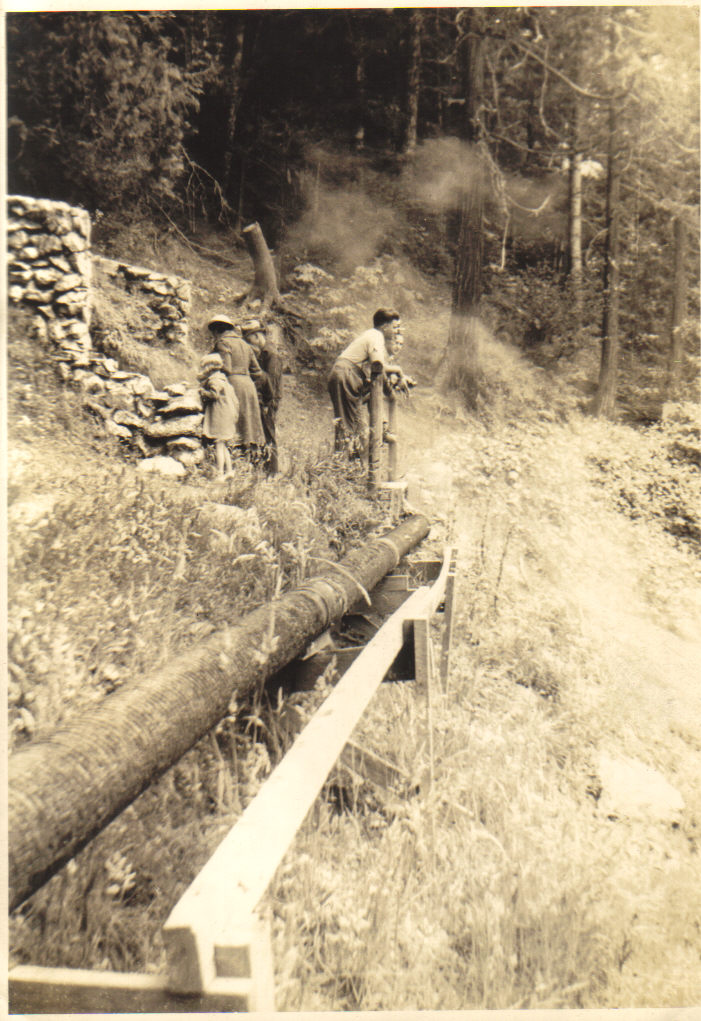 Circa 1940, Belknap hot springs