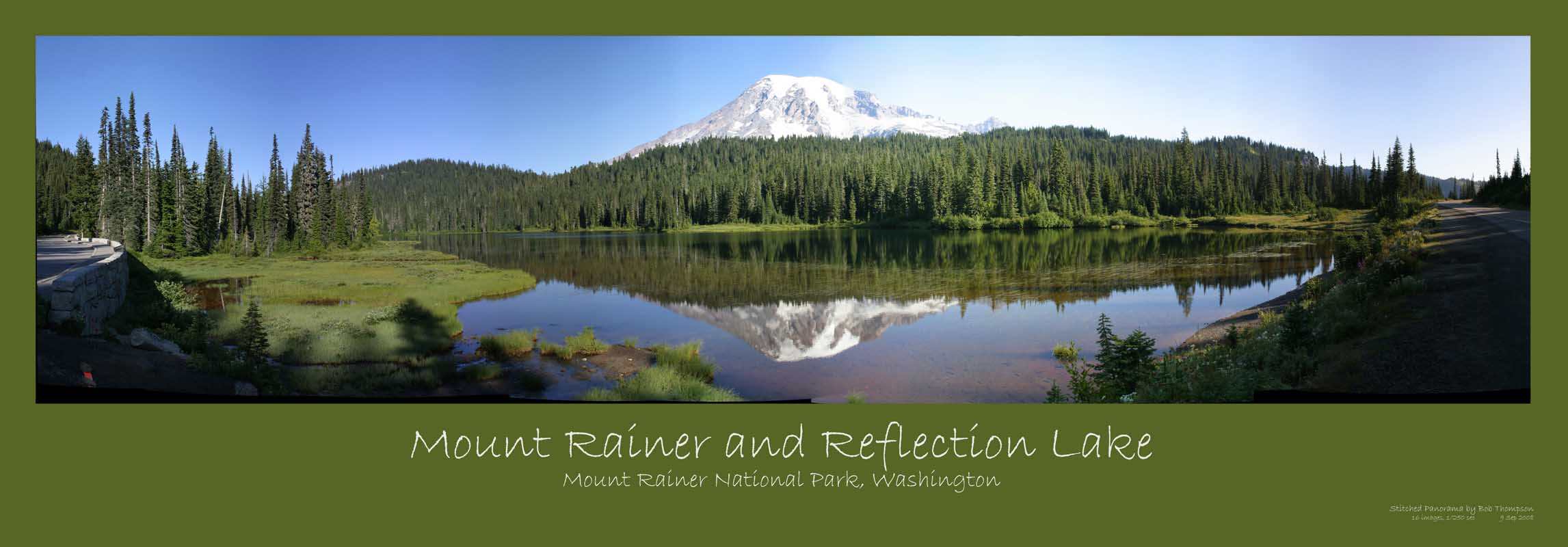 Mt Rainer &amp; Reflection Lake