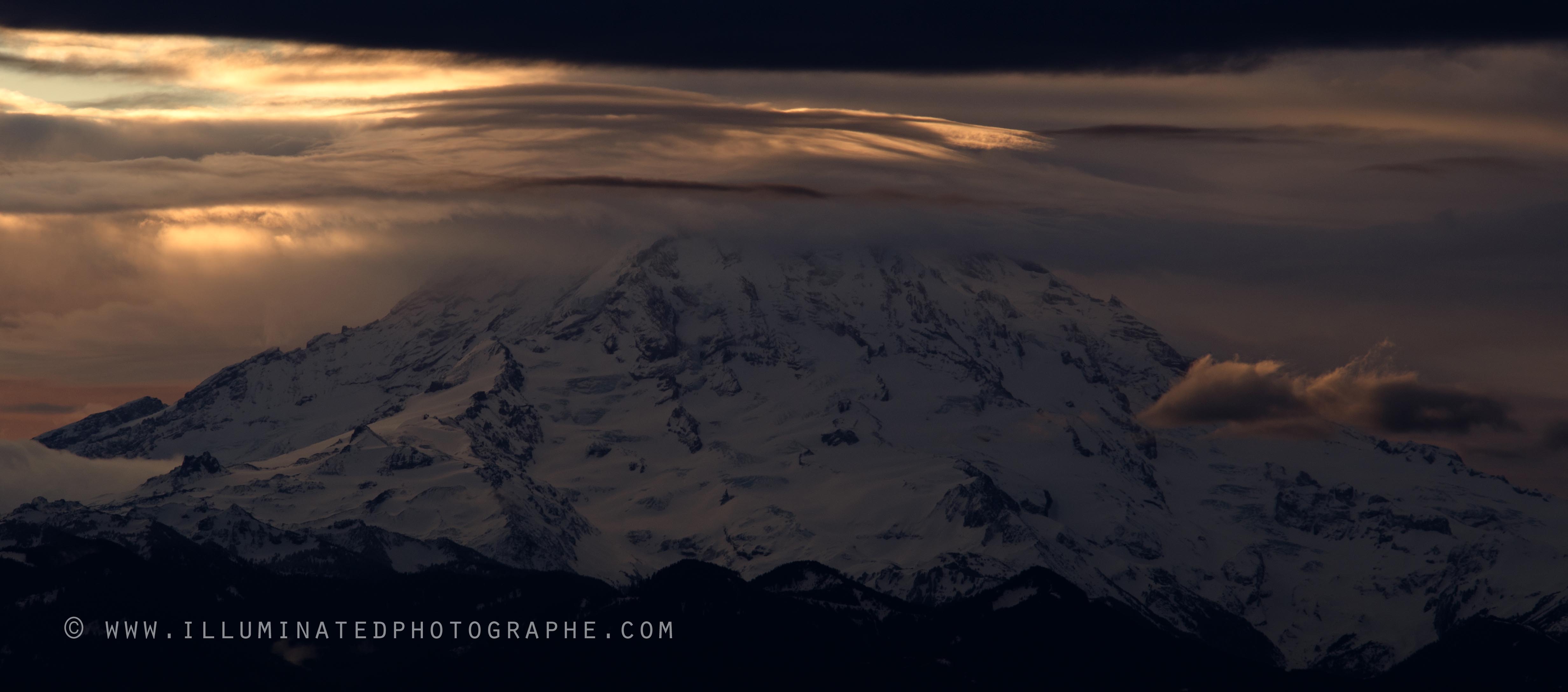 Mt Rainier at Sunrise - Tacoma, WA