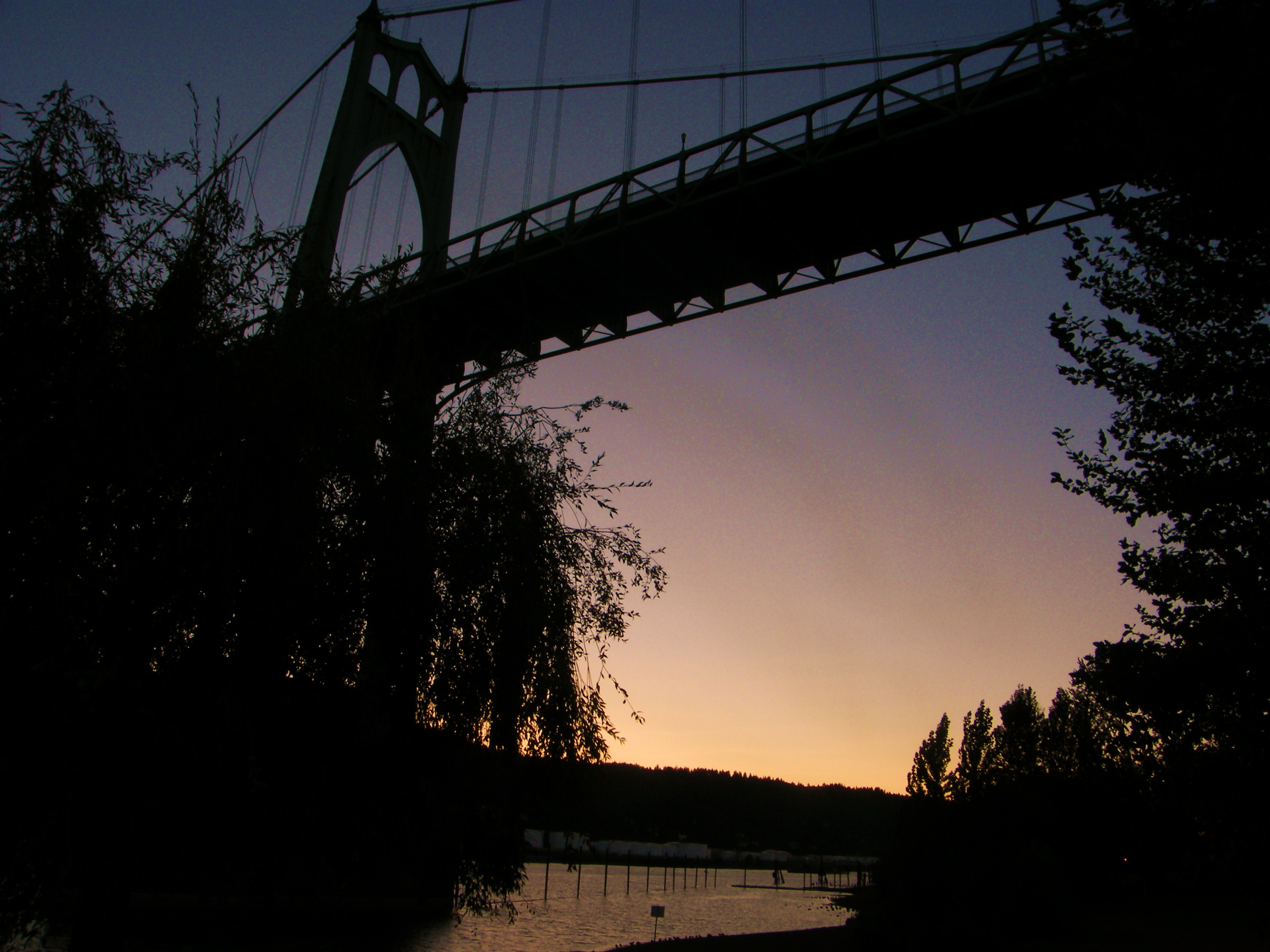 Sunset by the Bridge