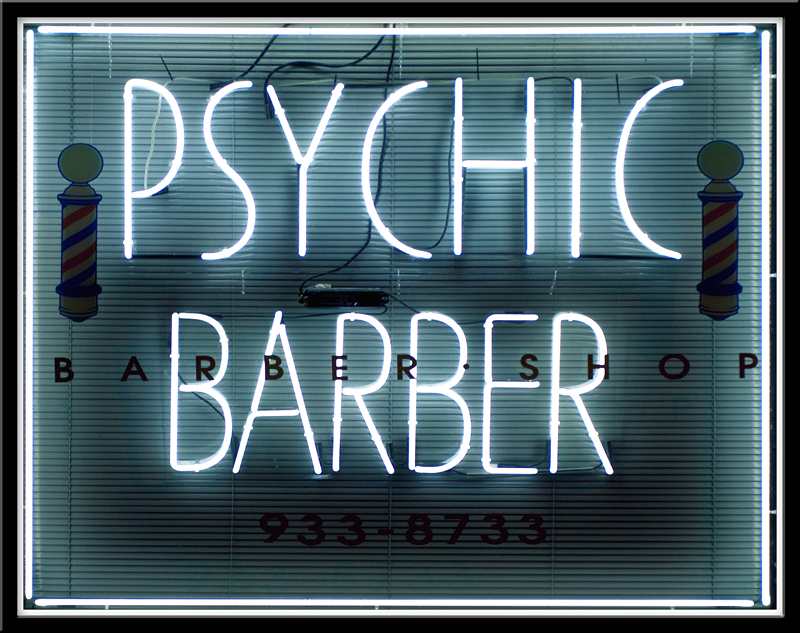 West Seattle Neon-the Psychic Barber