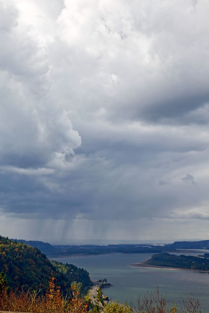 An Autumn Squall in the Columbia Gorge