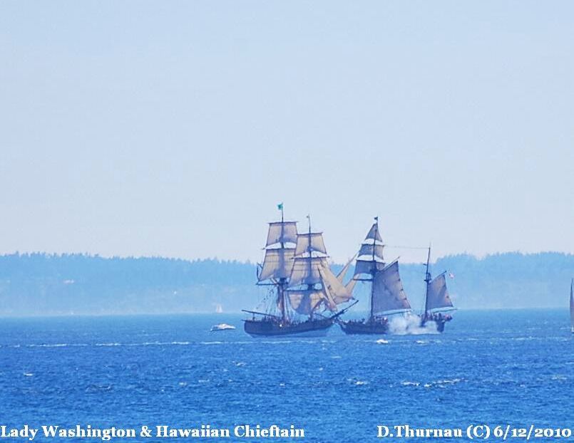 battling tall ships