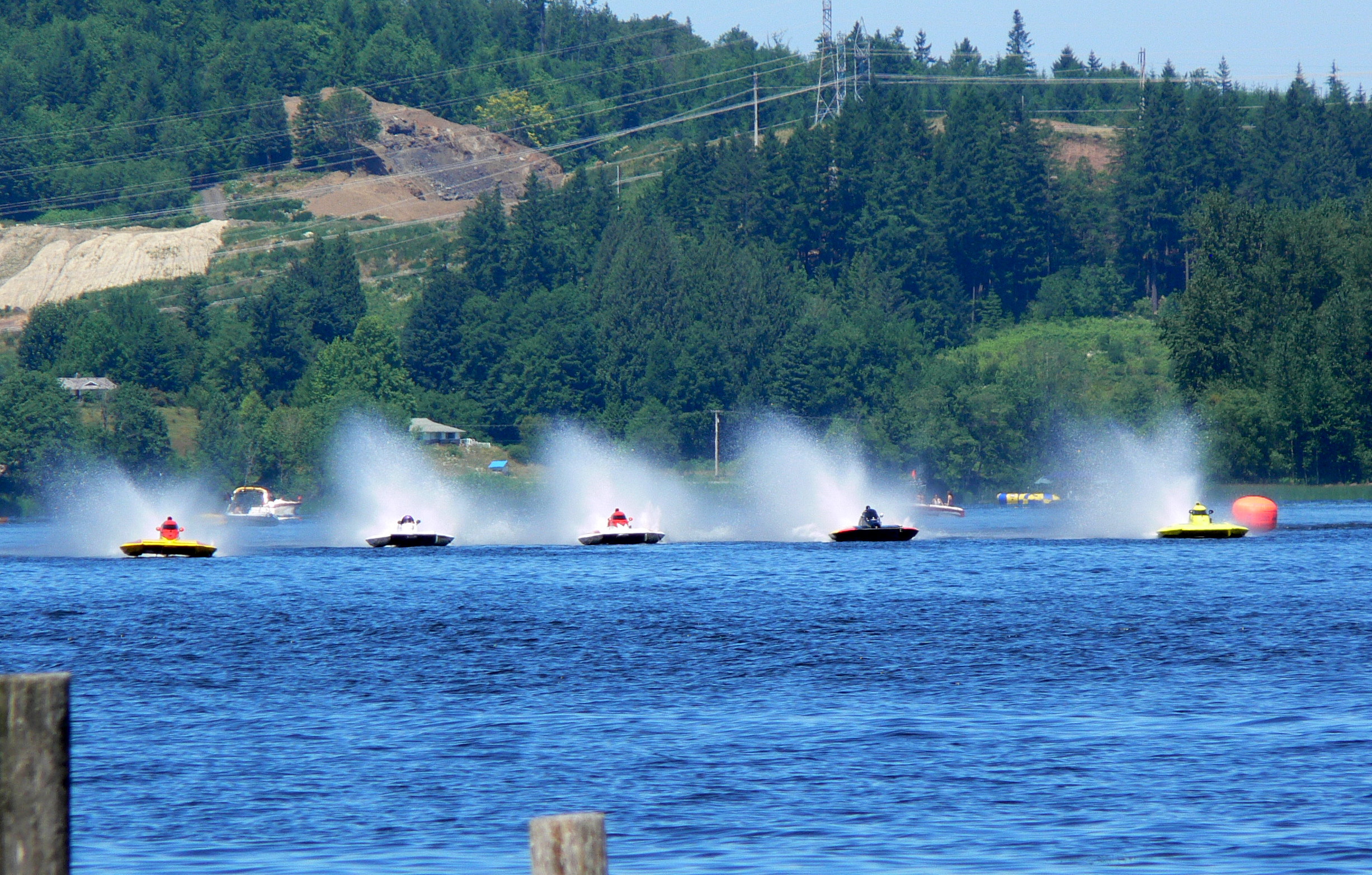 Boat races at Black Lake