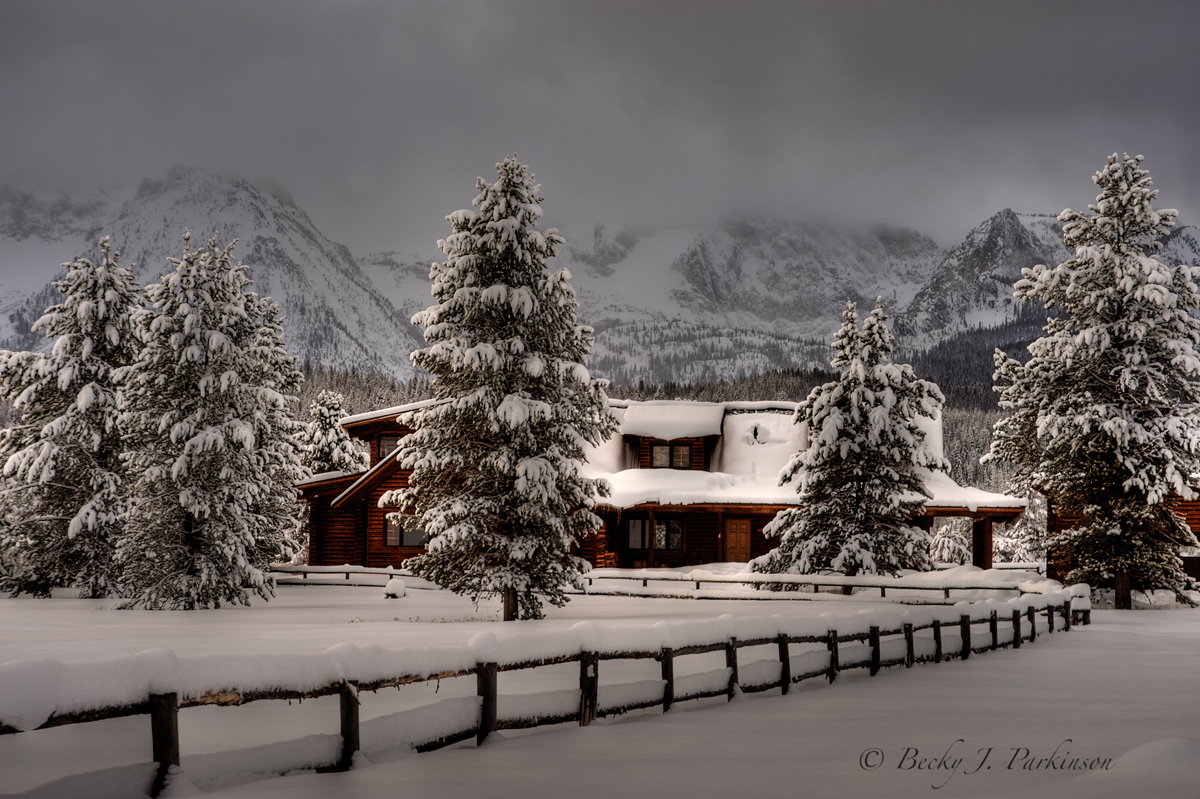 Cabin the the Sawtooths