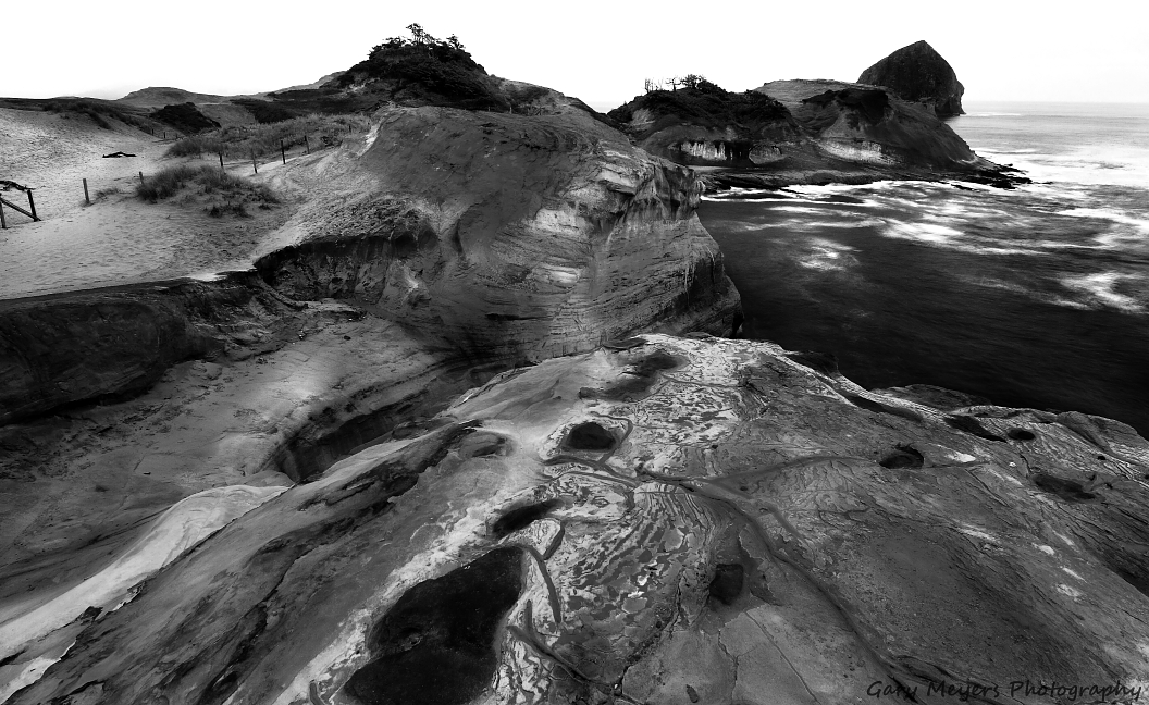 Cape Kiwanda B&W in Pacific City