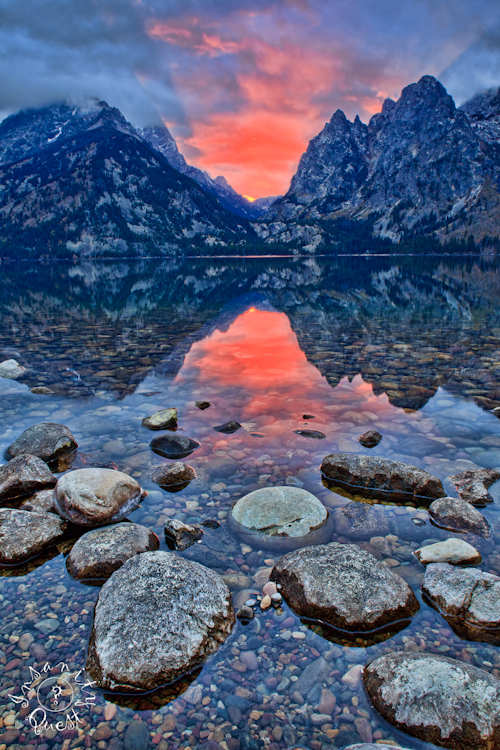 Cascade Canyon at Sunset