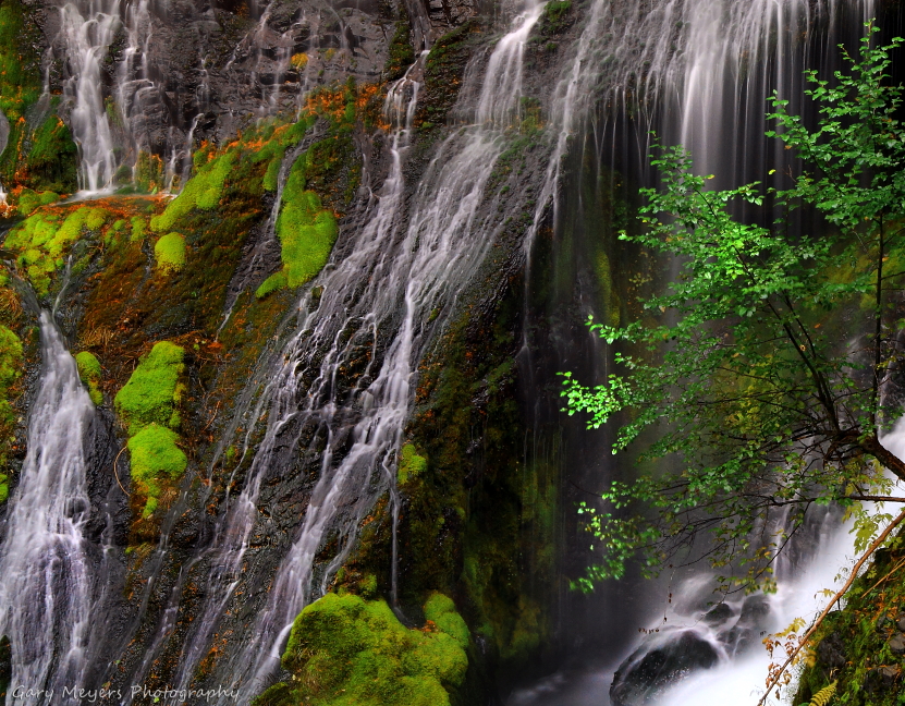 Close up of Panther creek falls
