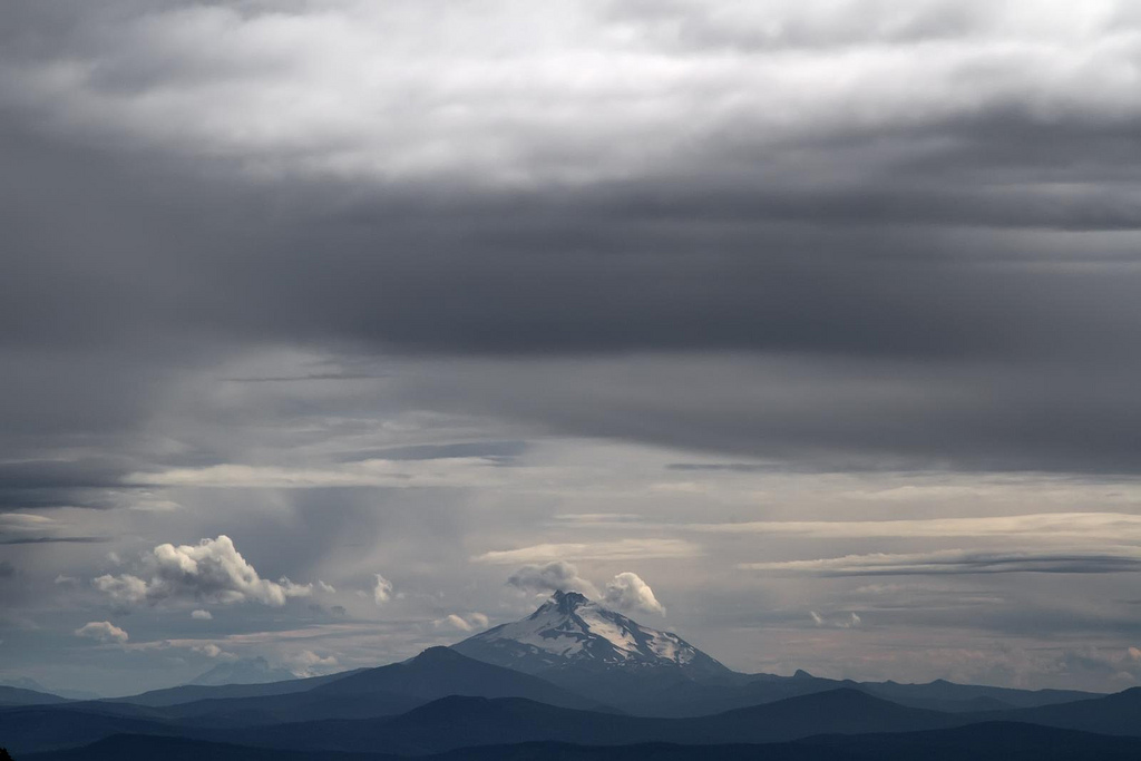 Cloudscape over Mt. Jefferson