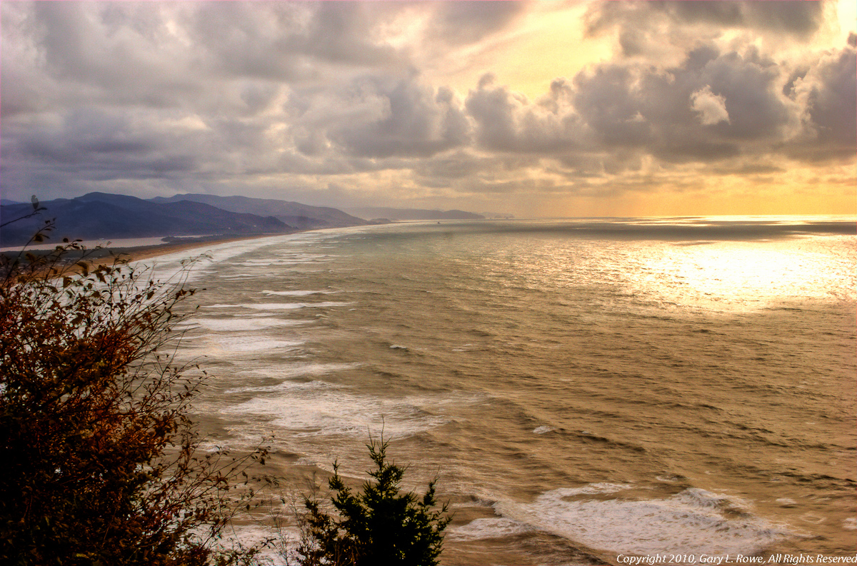 Cold Winter Day on The Oregon Coast