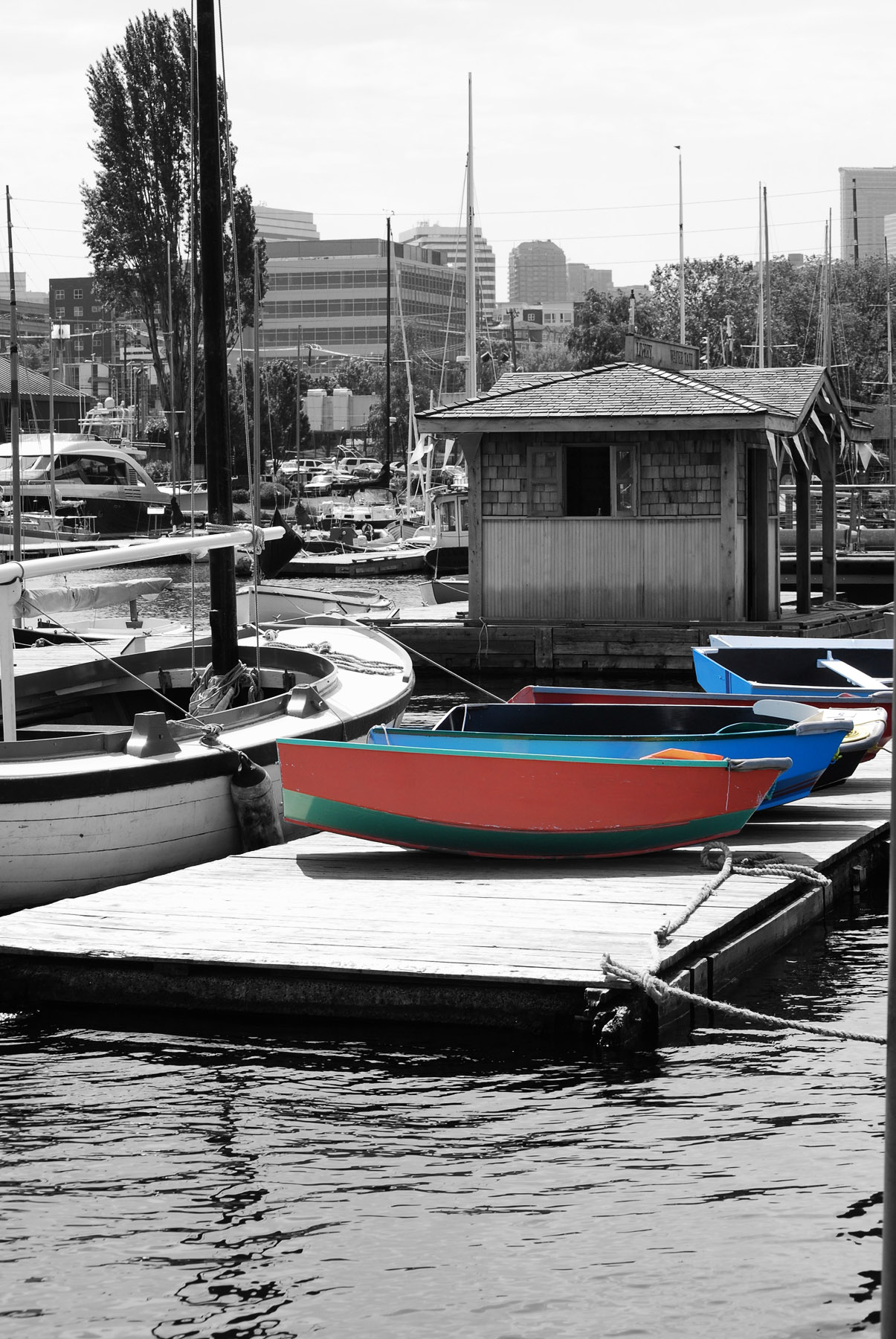 colorful boats