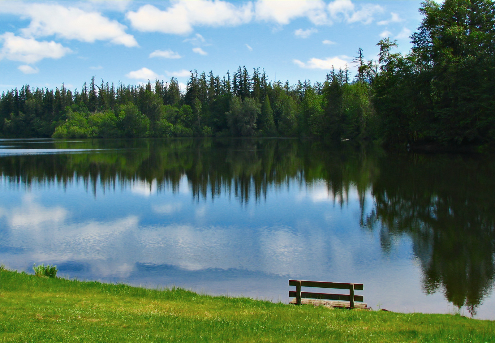 Deep Lake at Nolte State Park