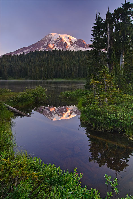 Early morning light on Mt. Rainier