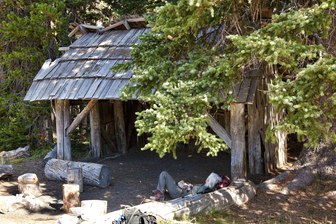 Elk Meadows Shelter.