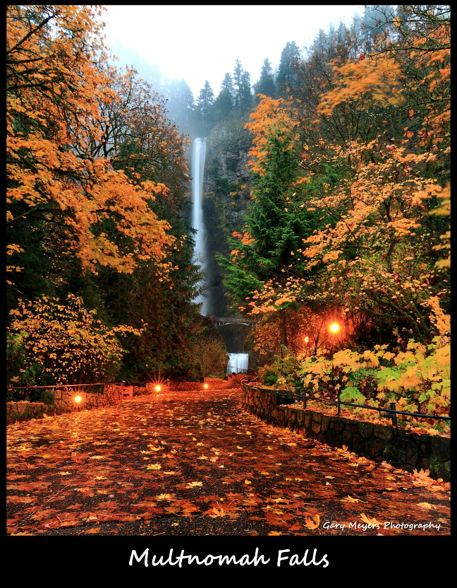 Fall at Multnomah Falls