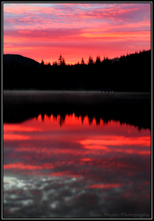 Fire at the lake