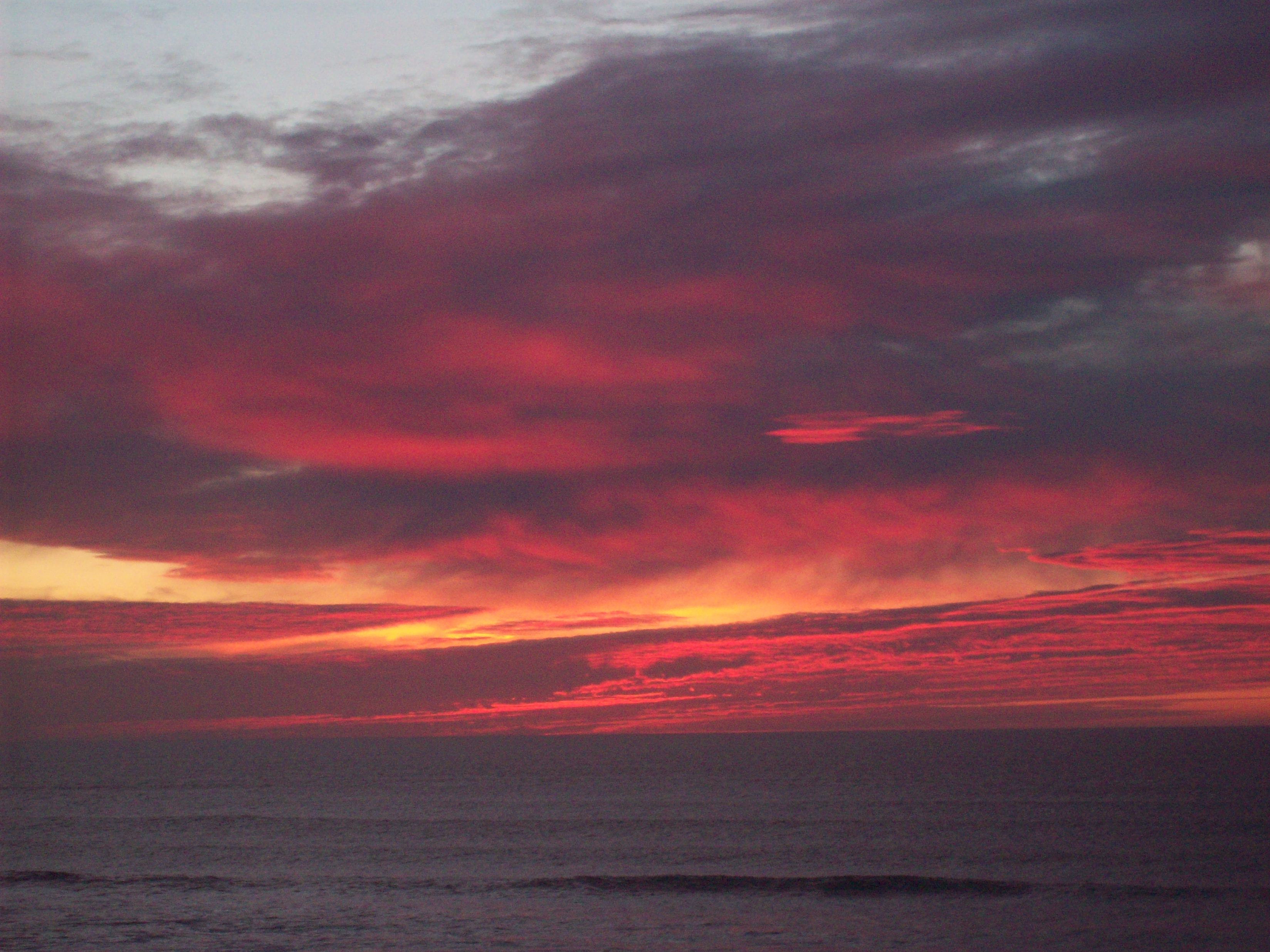 Fire in the sky.
