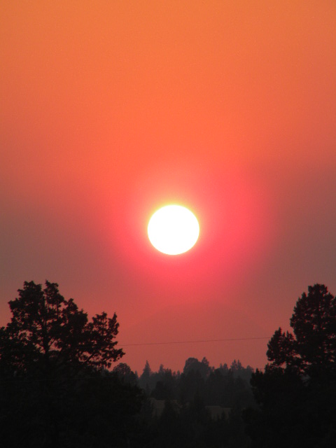 fire season sunset