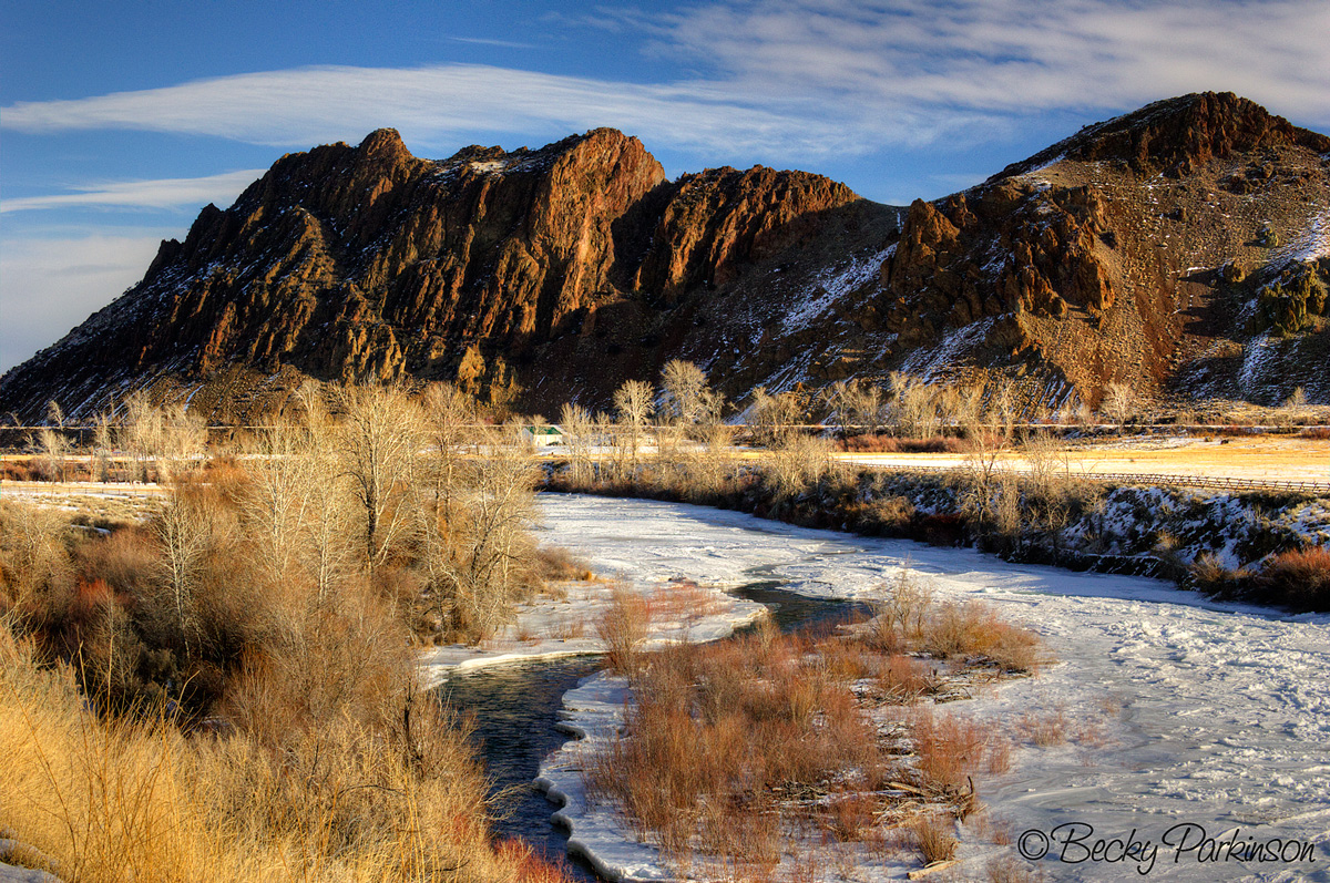 Frozen Salmon River