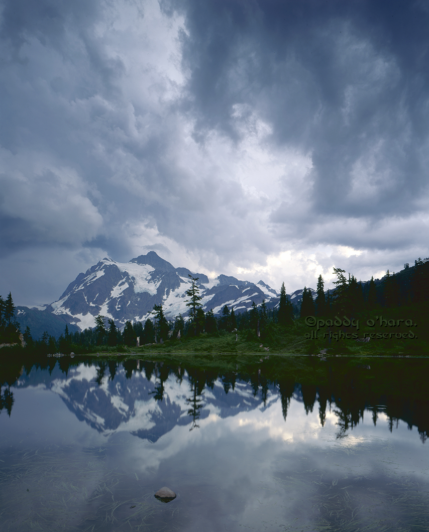 Gathering Storm, Mt Shuksan (from 4x5)