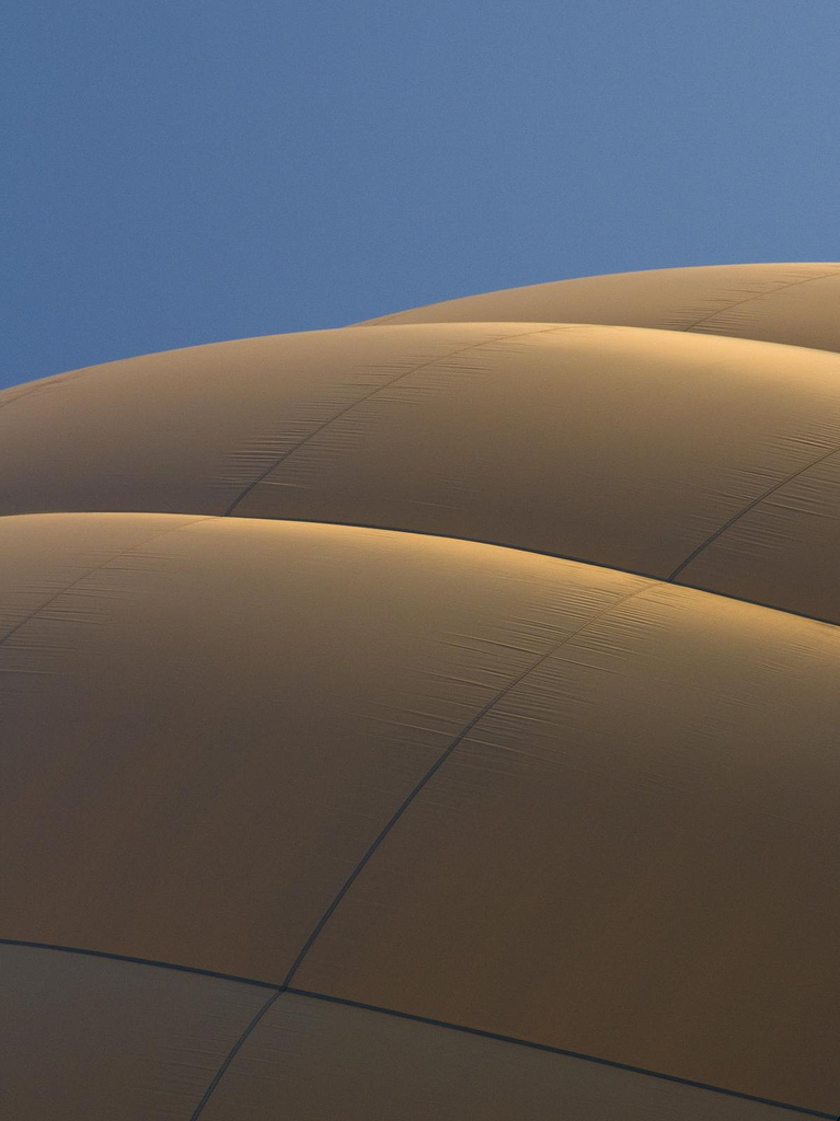 Hot air landscape.
