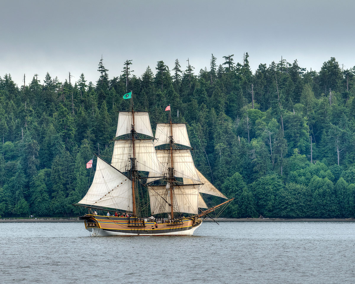 Lady Washington at Point Defiance