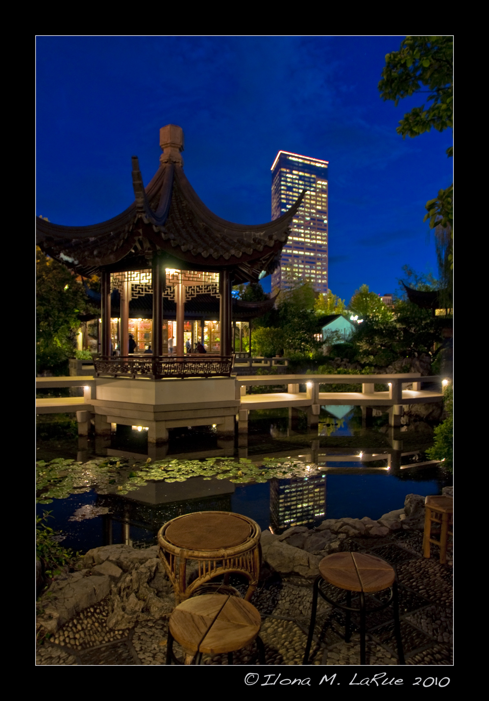 Lan-Su Garden After Dark