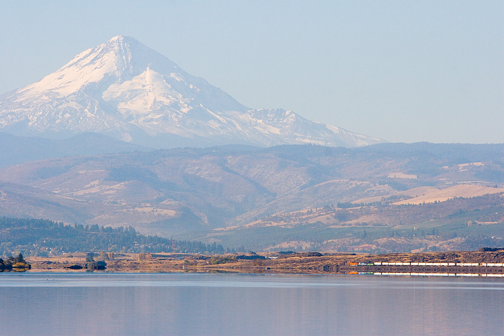 Mt Hood and the Columbia