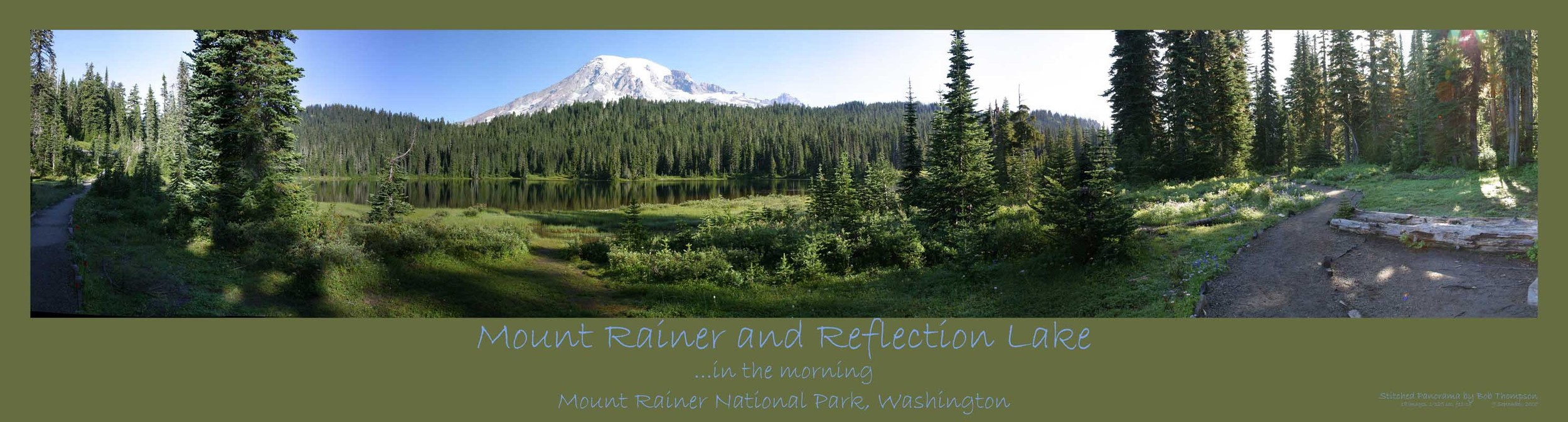 Mt Rainer &amp; Reflection Lake