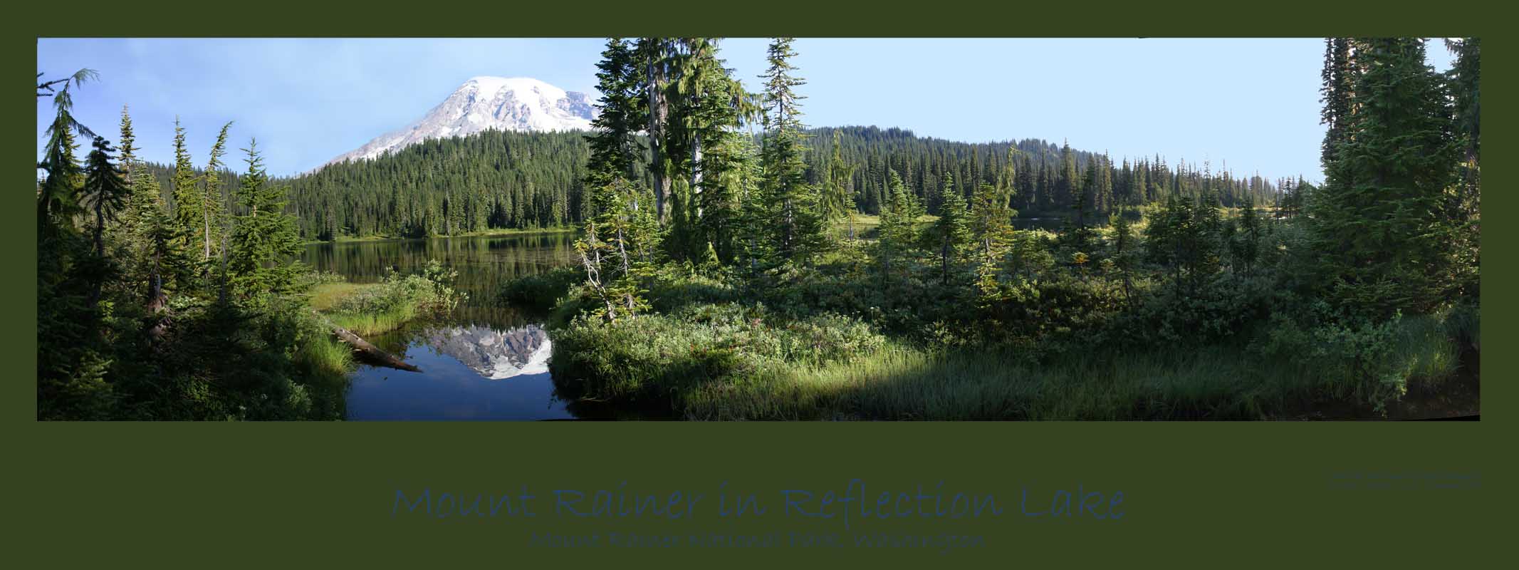 Mt Rainer &amp; Reflection Lake