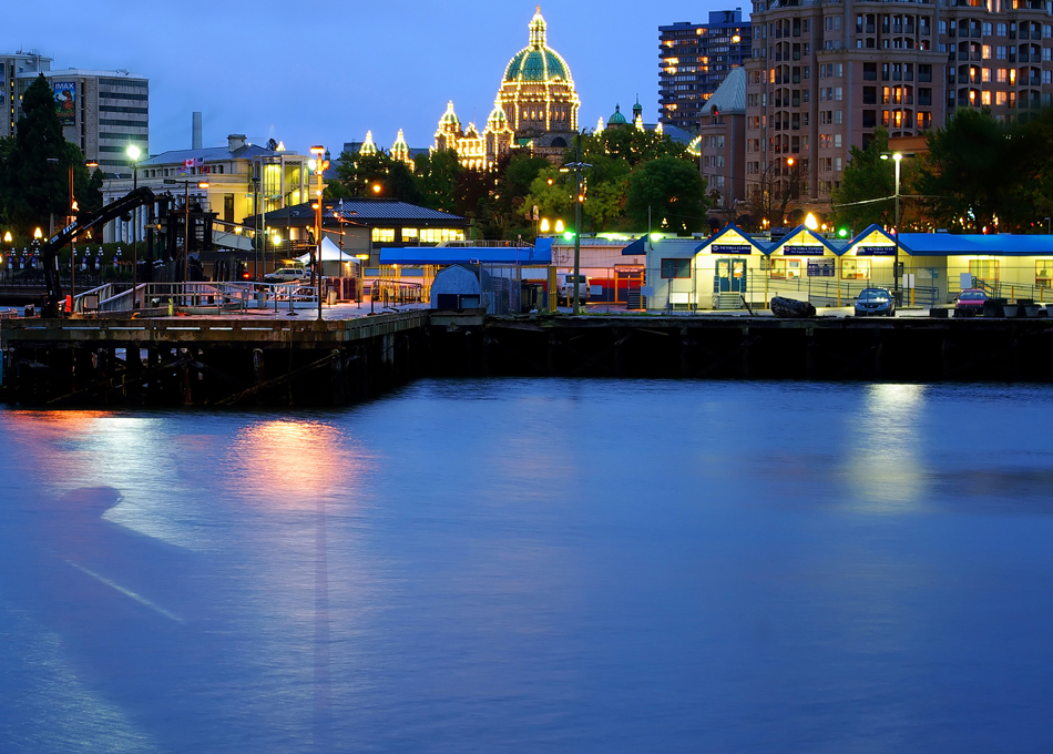 Nightfall in Victoria