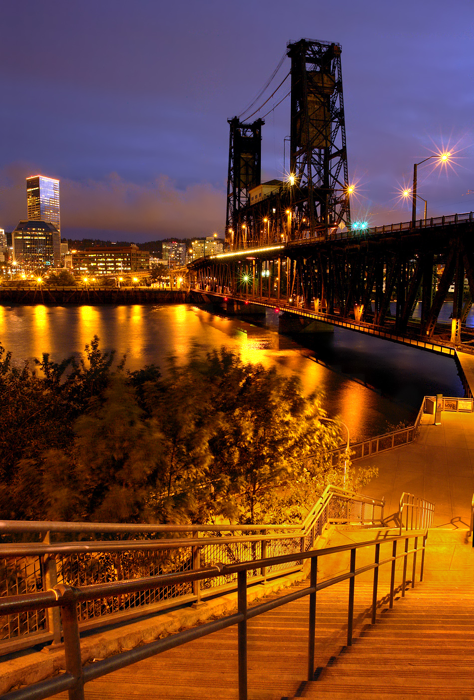 Portland at Night