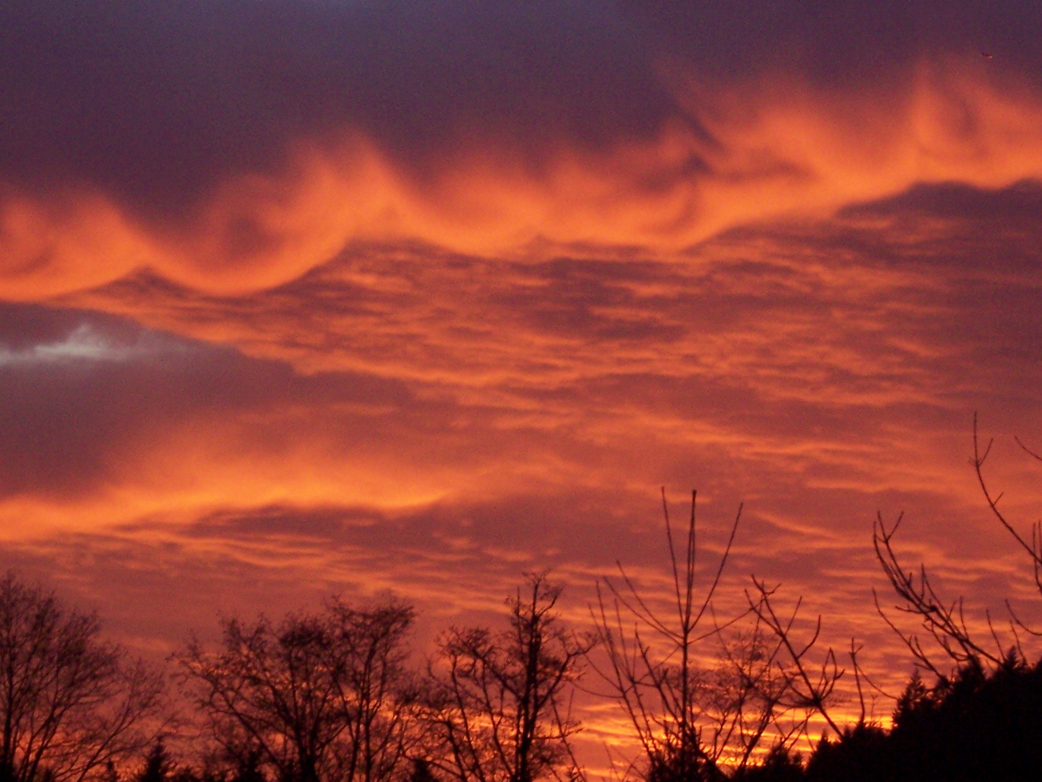Rolling Red Clouds