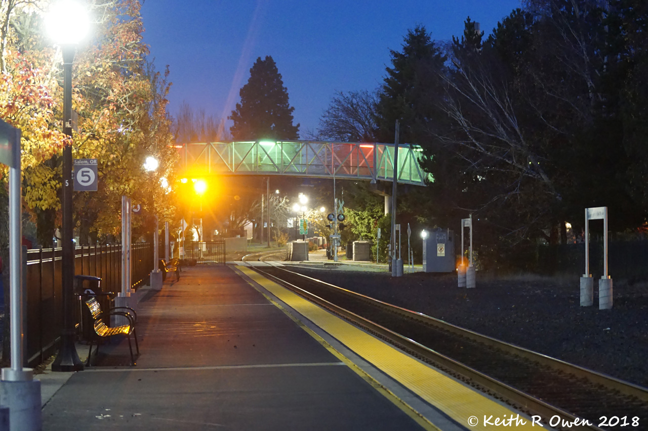 Salem Amtrak Platform