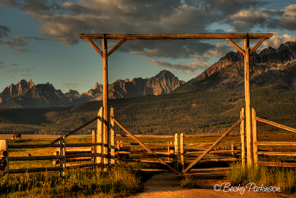 Sawtooth Sunset