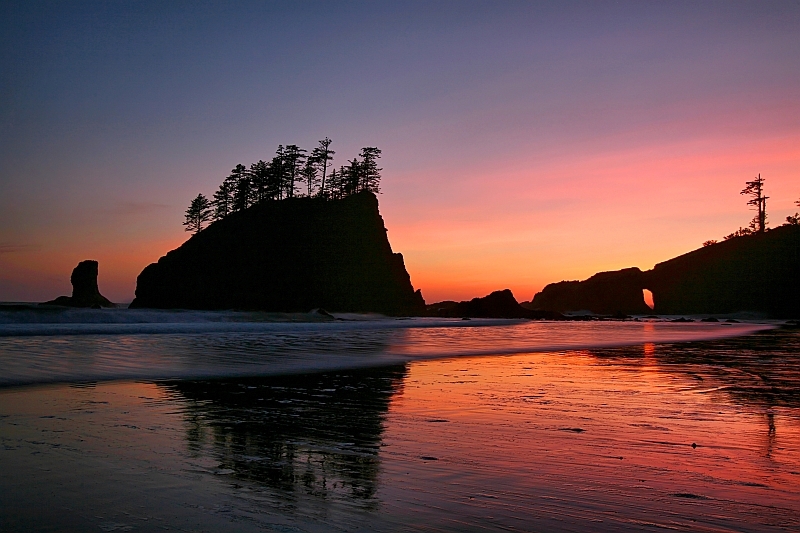Second Beach sunset