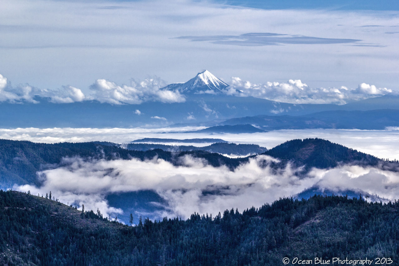 Shot from King MT 11-6-2013 looking at Mt. McLoughlin
