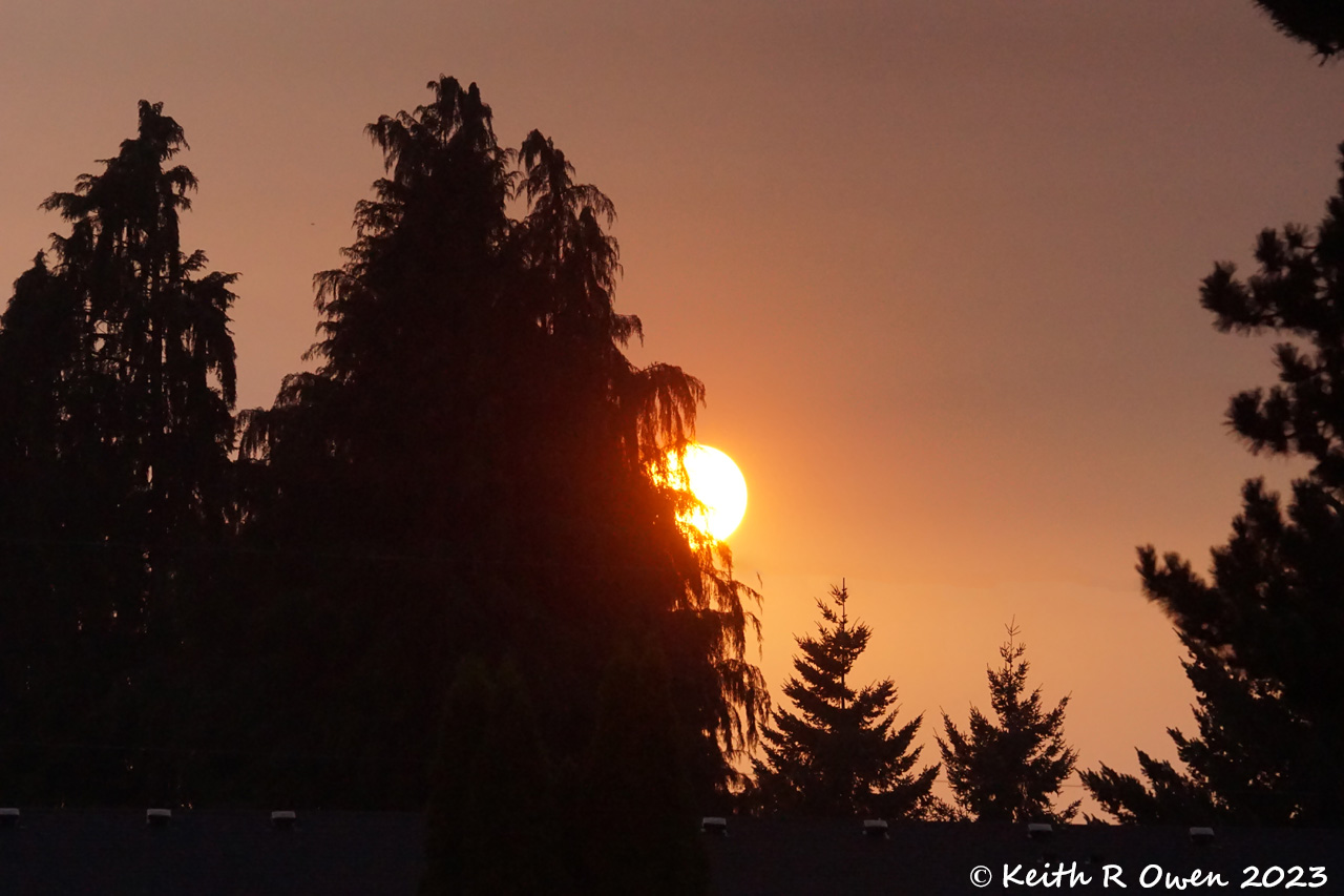 Smoky Sunset