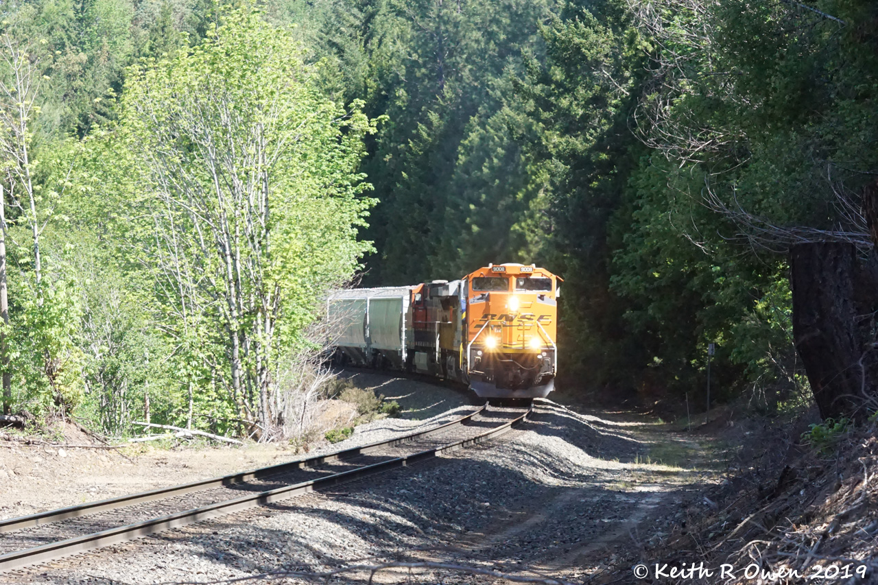 Southbound BNSF Grain Train