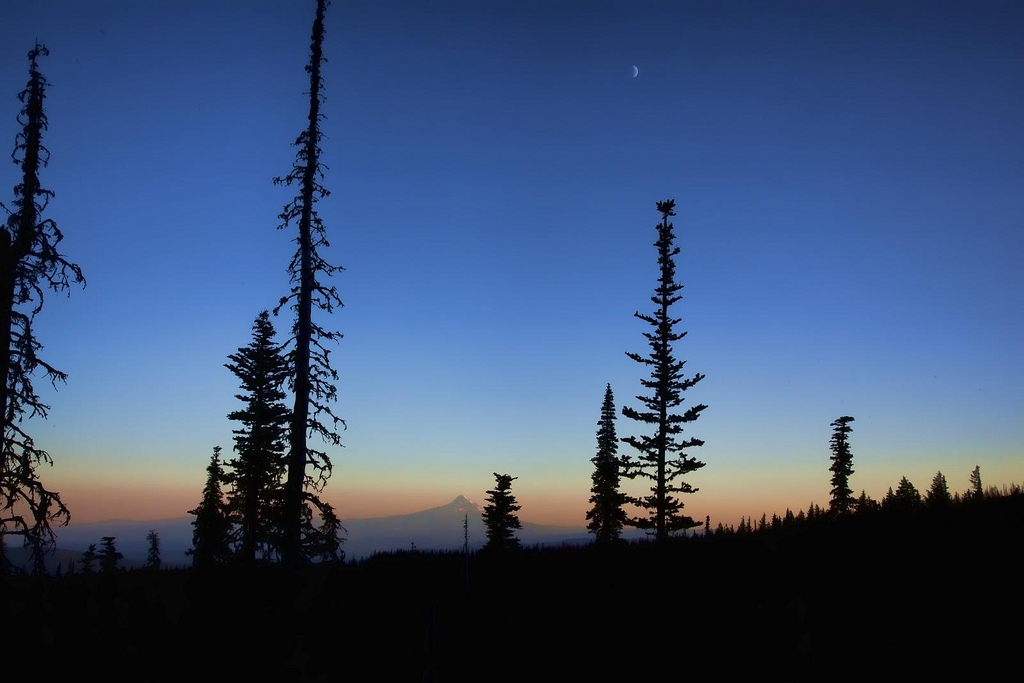 Summer Sunsetfrom the foot of Mt. Adams