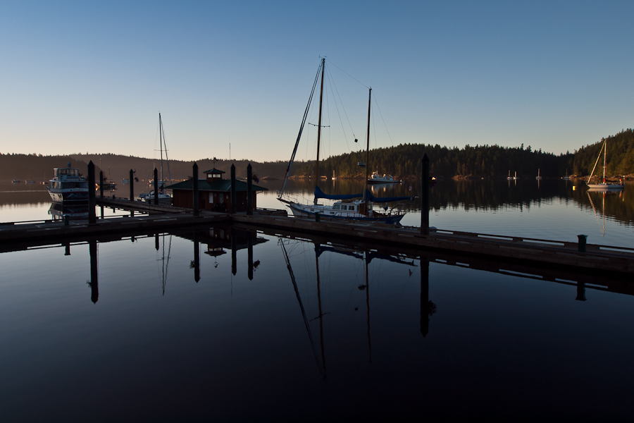 Sunrise at the marina