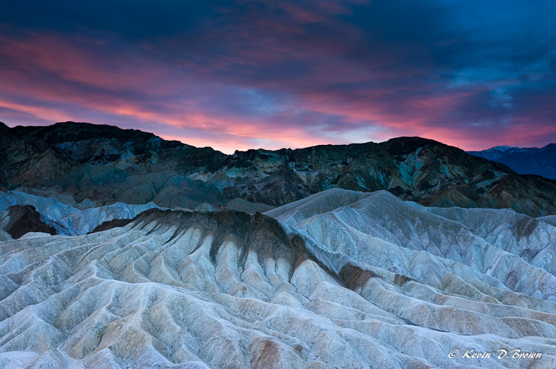 Sunrise at Zabriskie Point
