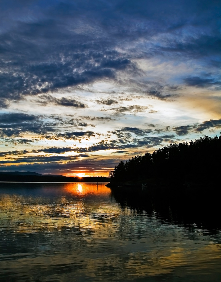 Sunrise in Friday Harbor